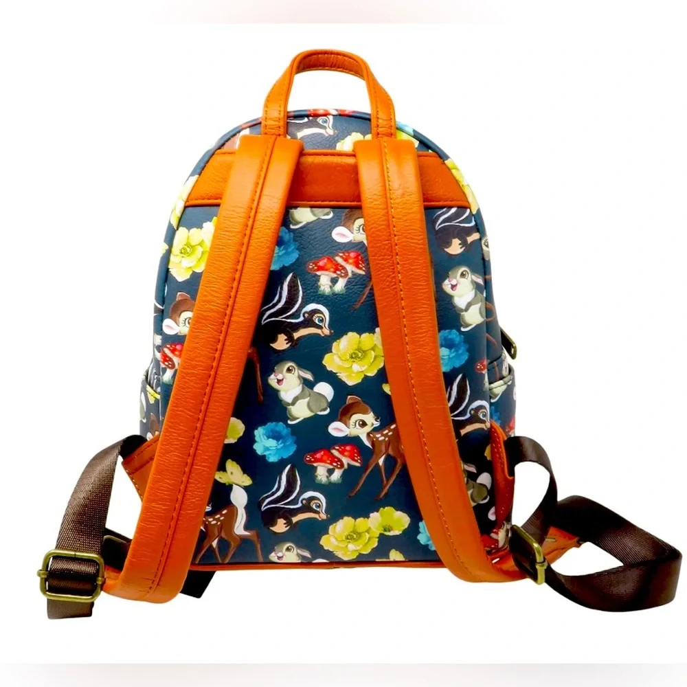 Loungefly Disney Bambi and Friends Mini Backpack Blue Flower Thumper NWT
